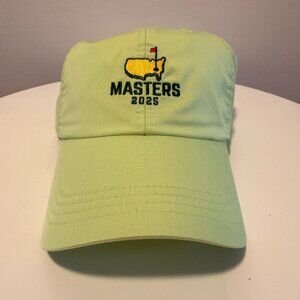 Masters 2025 Hat Augusta Tournament Lime Green Augusta National Golf Club NWOT